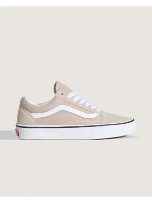 Vans Skórzane sneakersy "Old Skool" w kolorze beżowym rozmiar: 34, 5