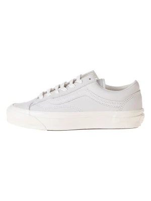 Vans Skórzane sneakersy "Old Skool" w kolorze białym rozmiar: 38