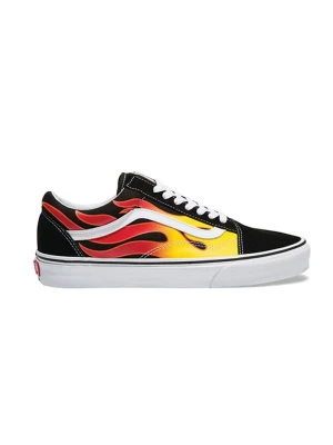 Vans Skórzane sneakersy "Old Skool" w kolorze czarno-czerwono-żółtym rozmiar: 35