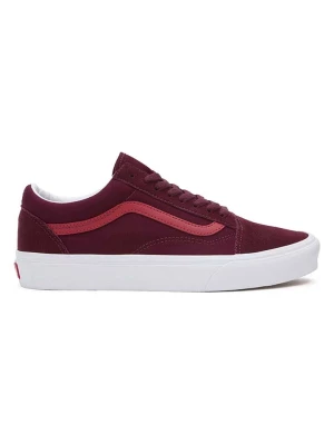 Vans Skórzane sneakersy "Old Skool" w kolorze czerwonym rozmiar: 35