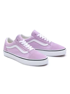 Vans Skórzane sneakersy "Old Skool" w kolorze fioletowym rozmiar: 36,5