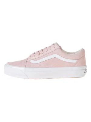 Vans Skórzane sneakersy "Old Skool" w kolorze jasnoróżowym rozmiar: 43