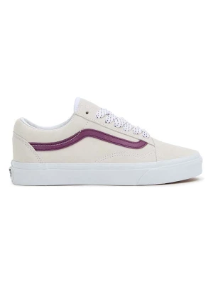 Vans Skórzane sneakersy "Old Skool" w kolorze kremowym rozmiar: 36,5