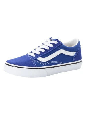 Vans Skórzane sneakersy "Old Skool" w kolorze niebieskim rozmiar: 31