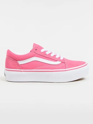 Vans Skórzane sneakersy "Old Skool" w kolorze różowym rozmiar: 38,5