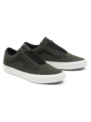 Vans Skórzane sneakersy "Old Skool" w kolorze zielonym rozmiar: 36,5