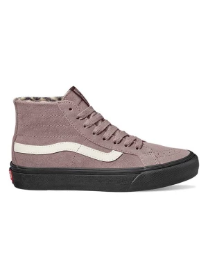 Vans Skórzane sneakersy "SK8-Hi Decon VR3 SF" w kolorze fioletowym rozmiar: 44,5