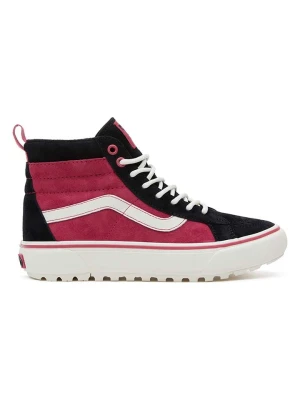 Vans Skórzane sneakersy "SK8-Hi MTE-1" w kolorze czarno-różowym rozmiar: 36,5