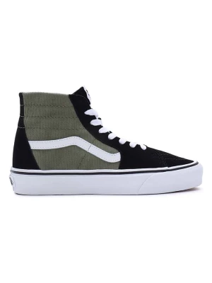 Vans Skórzane sneakersy "SK8-Hi Tapered" w kolorze czarno-oliwkowym rozmiar: 36