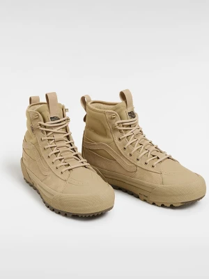 Vans Skórzane sneakersy "Sk8-Hi" w kolorze beżowym rozmiar: 36,5