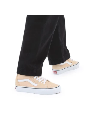 Vans Skórzane sneakersy "SK8-Hi" w kolorze beżowym rozmiar: 39