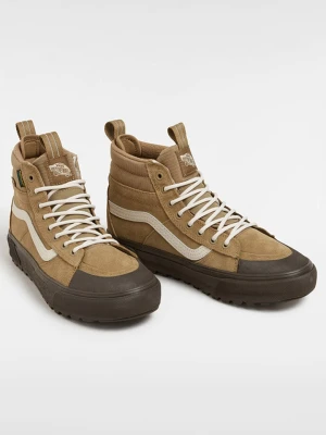 Vans Skórzane sneakersy "Sk8-Hi" w kolorze beżowym rozmiar: 42