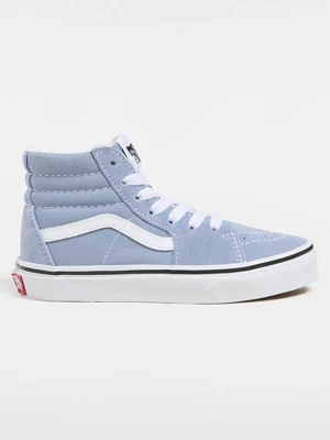 Vans Skórzane sneakersy "SK8-Hi" w kolorze błękitnym rozmiar: 17,5