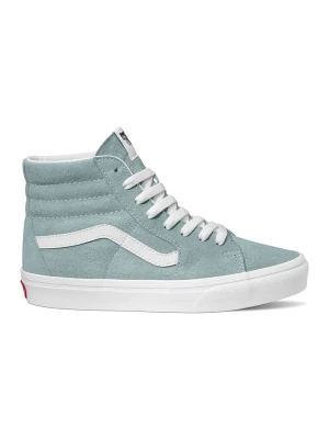 Vans Skórzane sneakersy "SK8-Hi" w kolorze błękitnym rozmiar: 35