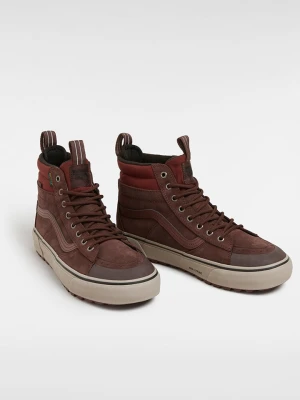 Vans Skórzane sneakersy "Sk8-Hi" w kolorze brązowym rozmiar: 46