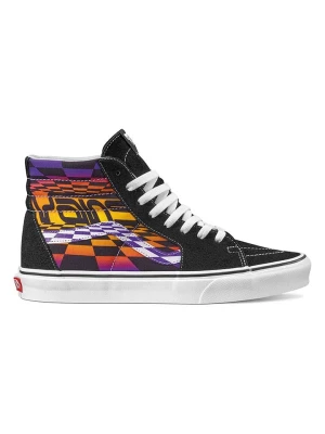 Vans Skórzane sneakersy "SK8-Hi" w kolorze czarno-pomarańczowym rozmiar: 35