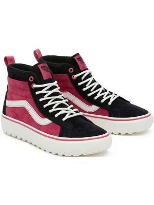 Vans Skórzane sneakersy "SK8-Hi" w kolorze czarno-różowym rozmiar: 40