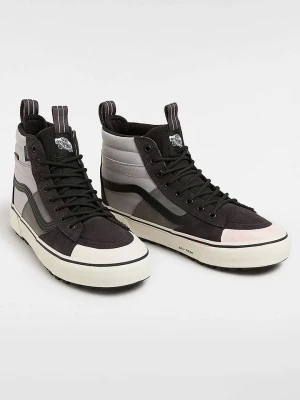 Vans Skórzane sneakersy "Sk8-Hi" w kolorze czarno-szarym rozmiar: 46