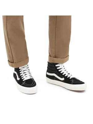 Vans Skórzane sneakersy "SK8-Hi" w kolorze czarnym rozmiar: 44,5
