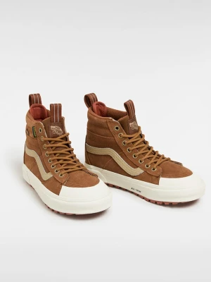 Vans Skórzane sneakersy "Sk8-Hi" w kolorze jasnobrązowym rozmiar: 38,5