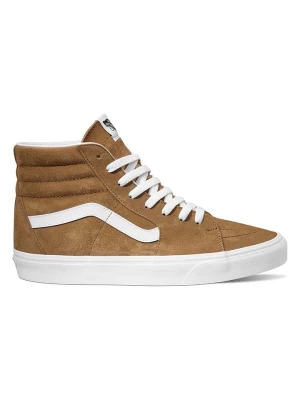 Vans Skórzane sneakersy "SK8-Hi" w kolorze jasnobrązowym rozmiar: 42,5