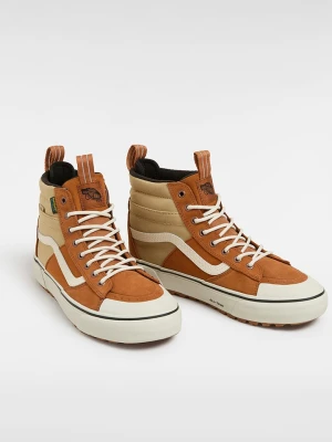 Vans Skórzane sneakersy "Sk8-Hi" w kolorze musztardowo-beżowym rozmiar: 40