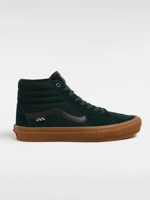 Vans Skórzane sneakersy "Sk8-Hi" w kolorze szmaragdowozielonym rozmiar: 42