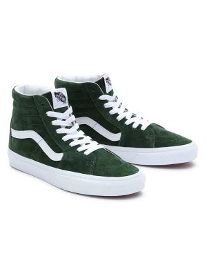 Vans Skórzane sneakersy "SK8-Hi" w kolorze zielonym rozmiar: 36,5