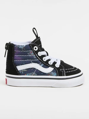 Vans Skórzane sneakersy "SK8-Hi Zip" w kolorze czarno-niebieskim rozmiar: 17,5