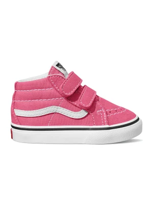 Vans Skórzane sneakersy "Sk8-Mid Reissue V" w kolorze różowym rozmiar: 21