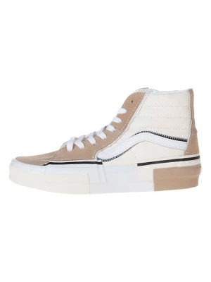 Vans Skórzane sneakersy "SK8 Reconstruct" w kolorze brązowo-kremowym rozmiar: 44