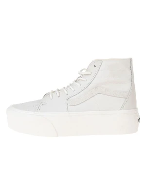 Vans Skórzane sneakersy "SK8" w kolorze kremowym rozmiar: 39