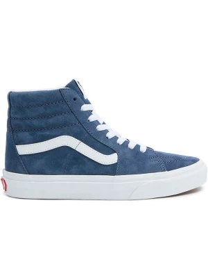 Vans Skórzane sneakersy "SK8" w kolorze niebiesko-białym rozmiar: 40,5