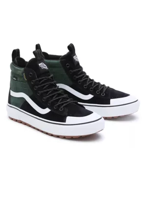 Vans Skórzane sneakersy "SK8" w kolorze zielono-czarnym rozmiar: 41