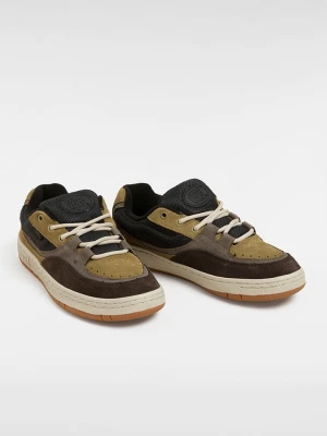 Vans Skórzane sneakersy "Speed LS" w kolorze oliwkowo-brązowym rozmiar: 44,5