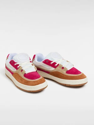 Vans Skórzane sneakersy "Speed LS" w kolorze różowo-jasnobrązowo-białym rozmiar: 41