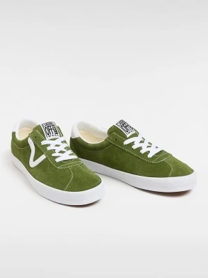 Vans Skórzane sneakersy "Sport Low" w kolorze zielonym rozmiar: 42