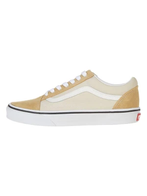 Vans Skórzane sneakersy w kolorze beżowo-żółtym rozmiar: 35