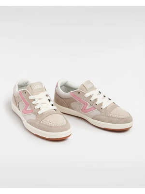 Vans Skórzane sneakersy w kolorze beżowo-jasnoróżowym rozmiar: 36