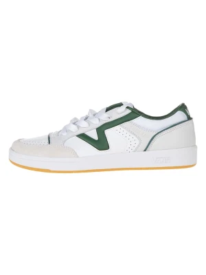 Vans Skórzane sneakersy w kolorze biało-zielonym rozmiar: 43