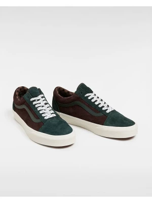 Vans Skórzane sneakersy w kolorze brązowo-zielonym rozmiar: 38,5