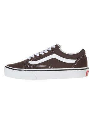 Vans Skórzane sneakersy w kolorze brązowym rozmiar: 35
