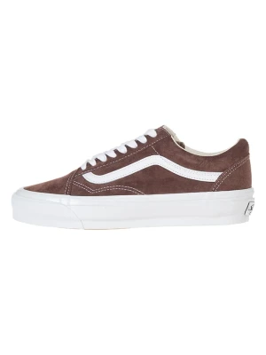 Vans Skórzane sneakersy w kolorze brązowym rozmiar: 43
