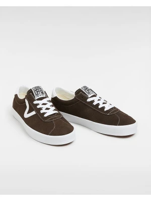 Vans Skórzane sneakersy w kolorze brązowym rozmiar: 40,5