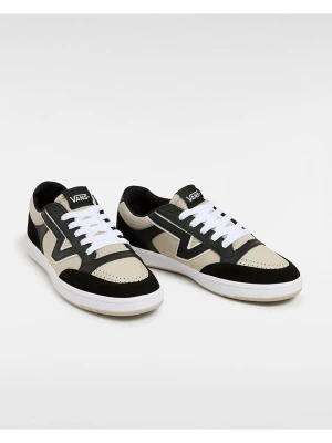 Vans Skórzane sneakersy w kolorze czarno-beżowym rozmiar: 42