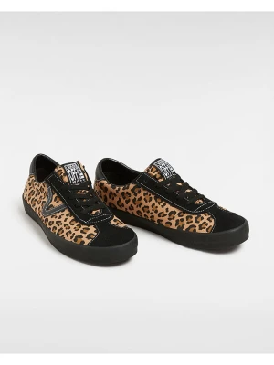 Vans Skórzane sneakersy w kolorze czarno-beżowym rozmiar: 45