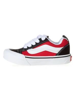 Vans Skórzane sneakersy w kolorze czarno-czerwonym rozmiar: 33