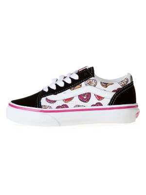 Vans Skórzane sneakersy w kolorze czarnym ze wzorem rozmiar: 29
