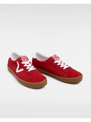 Vans Skórzane sneakersy w kolorze czerwonym rozmiar: 46