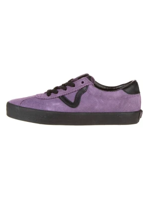 Vans Skórzane sneakersy w kolorze fioletowo-czarnym rozmiar: 38